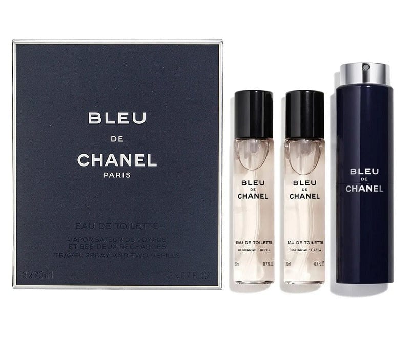 Chanel Bleu Chanel edt Twist and Spray 3pcs 20ml | Ichiban Perfumes & Cosmetics