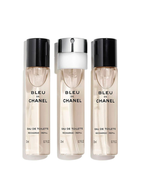 Chanel Bleu De Chanel Edt Travel Spray Refill 3pcs x 20ml