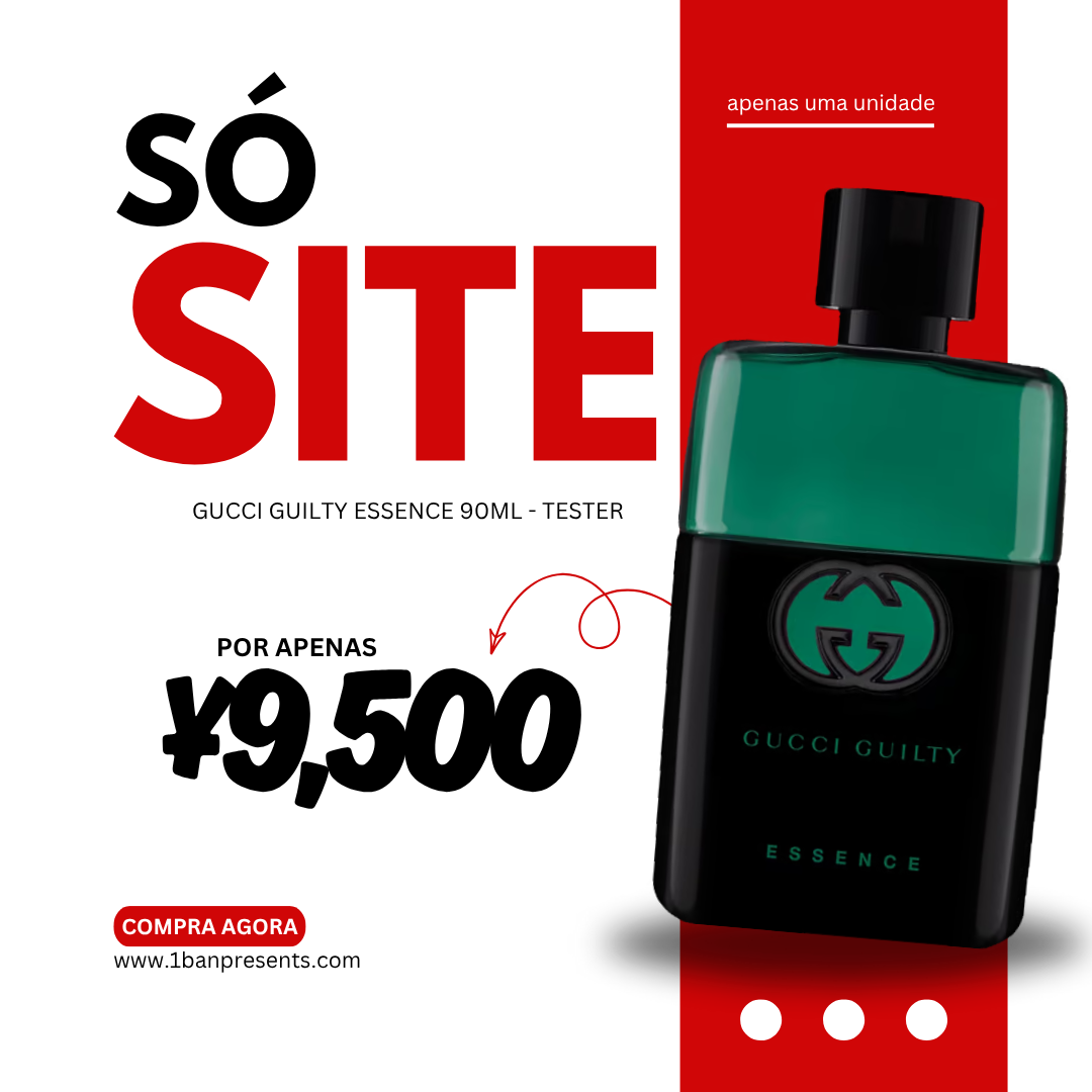 Gucci Guilty Esence Pour Homme Edt 90ml- Tester