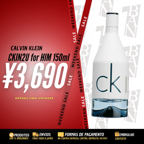 Calvin Klein CkIn2u For Him edt 150ml- Sem Caixa