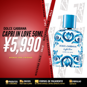 BF Dolce Gabbana Light Blue Capri In Love Pour Homme Edp 50ml