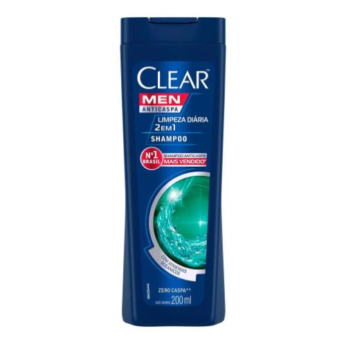 Clear Men Limpeza Diaria 2x1 Shampoo 200ml