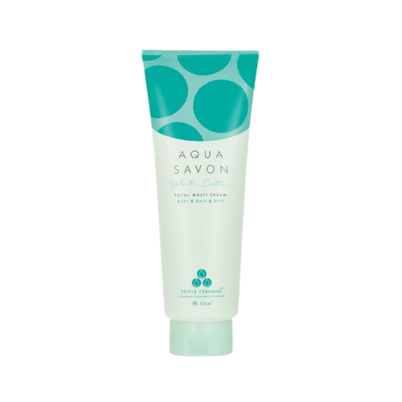 Aqua Savon Total Multi Cream White Cotton 20A 230g