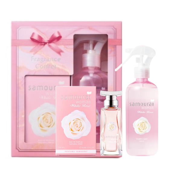Samourai White Rose Woman Set 2Pcs