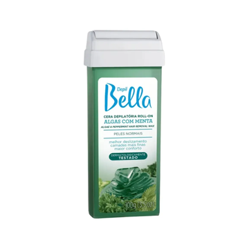 Depil bella algas com menta cera depilatoria Roll On Refill 100g