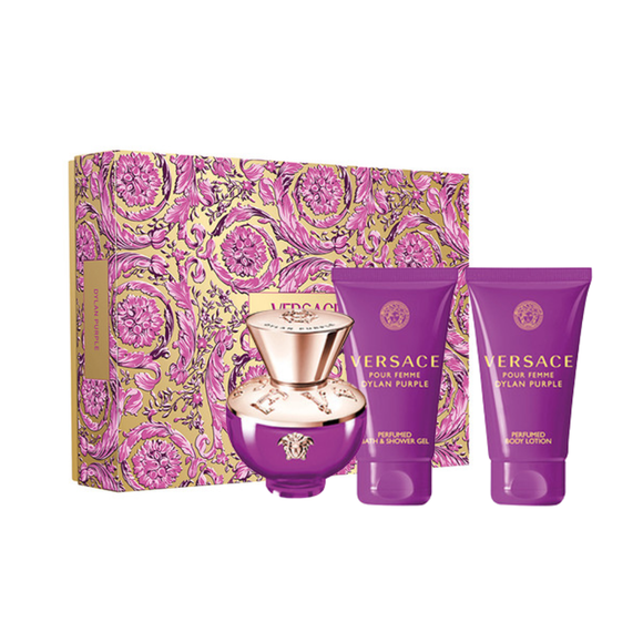 Versace Dylan Purple Pour Femme Set 3pcs