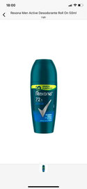 Rexona Men Active desodorante roll on 50ml