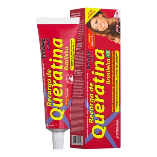 Novex Recarga De Queratina Creme De Tratamento 80g