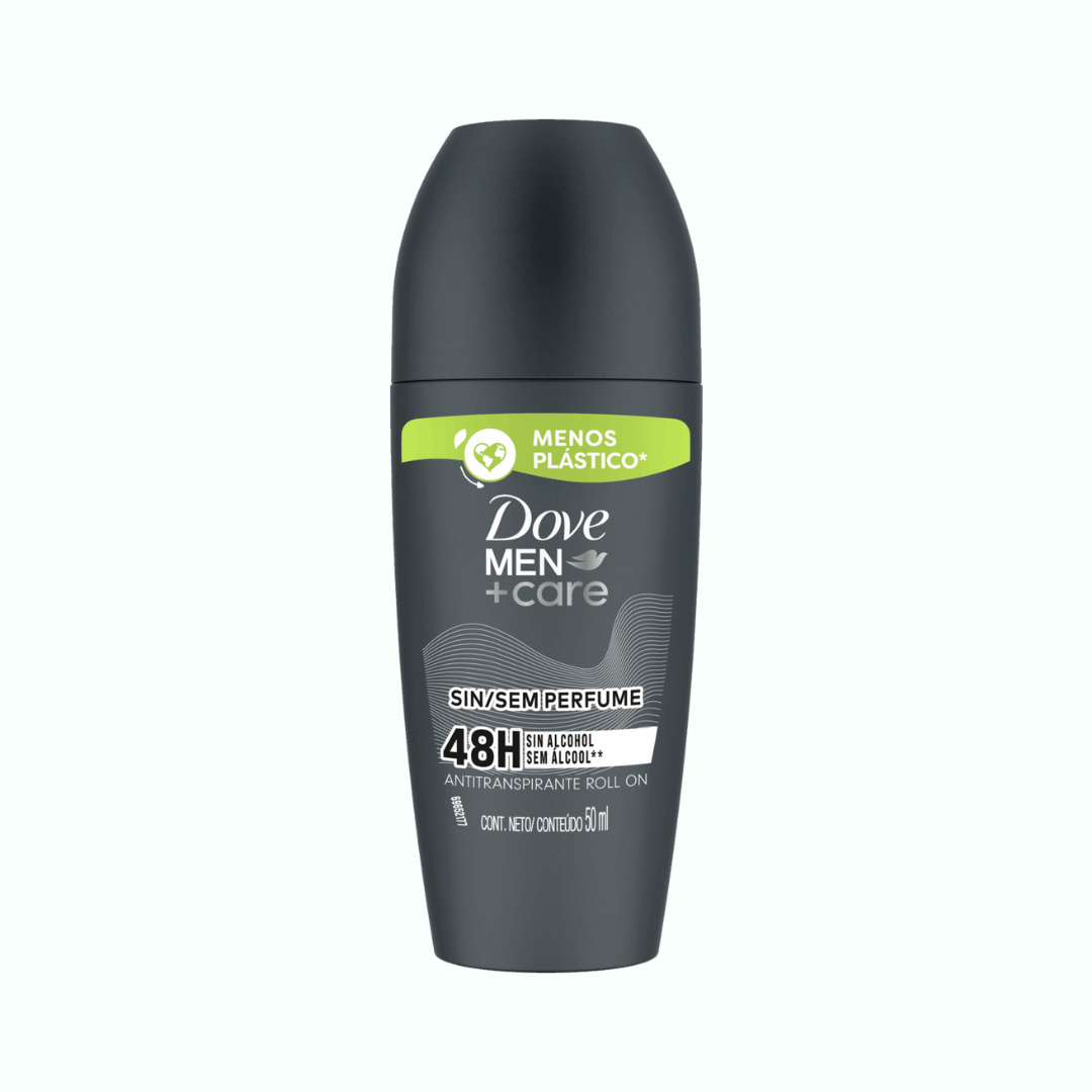 Dove Men Sem Perfume No Irrit Antitranspirante 48h 50ml