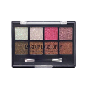 MAKE UP LABOSOPHY PALETA DE SOMBRAS PARA OJOS DE 8 COLORES BRILLANTES