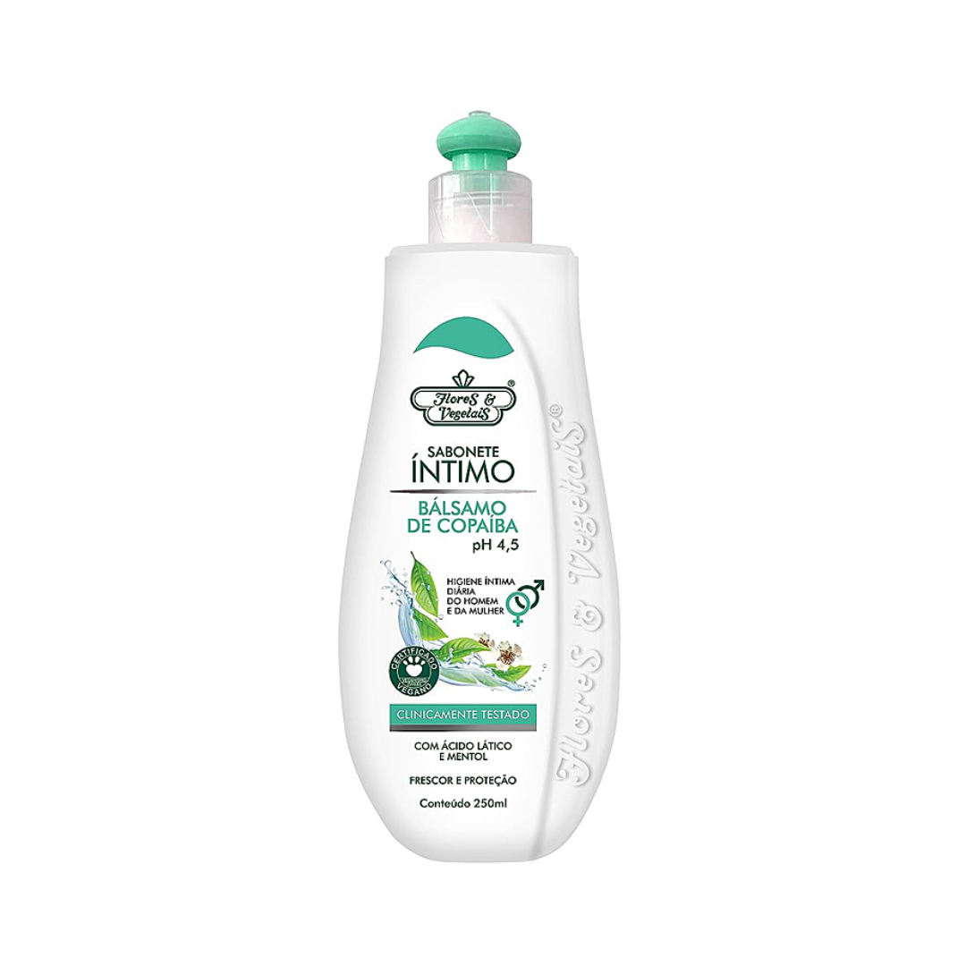 Flores E Vegetais Balsamo De Copaiba Sabonete Intimo 250ml