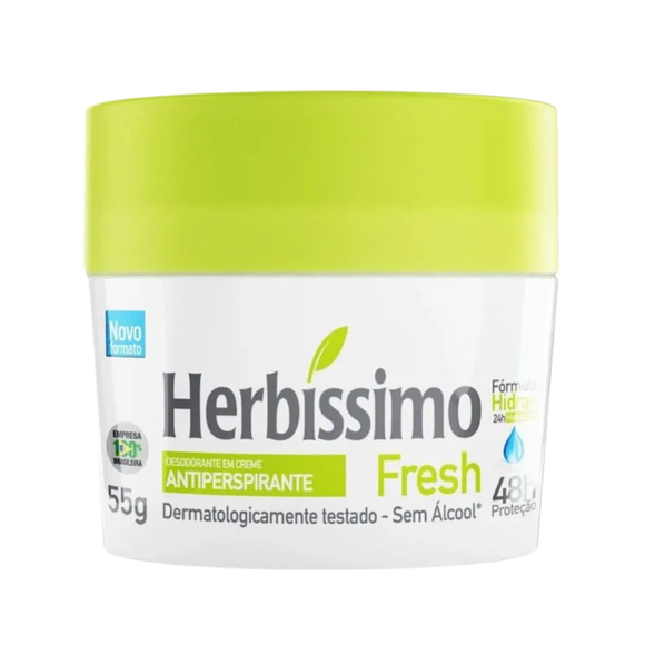 Herbissimo Fresh Desodorante Em Creme 55G