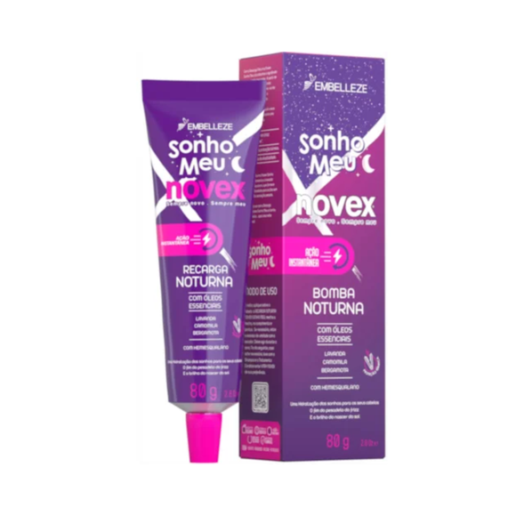 Novex Recarga Noturna OLeos Essenciais 80g
