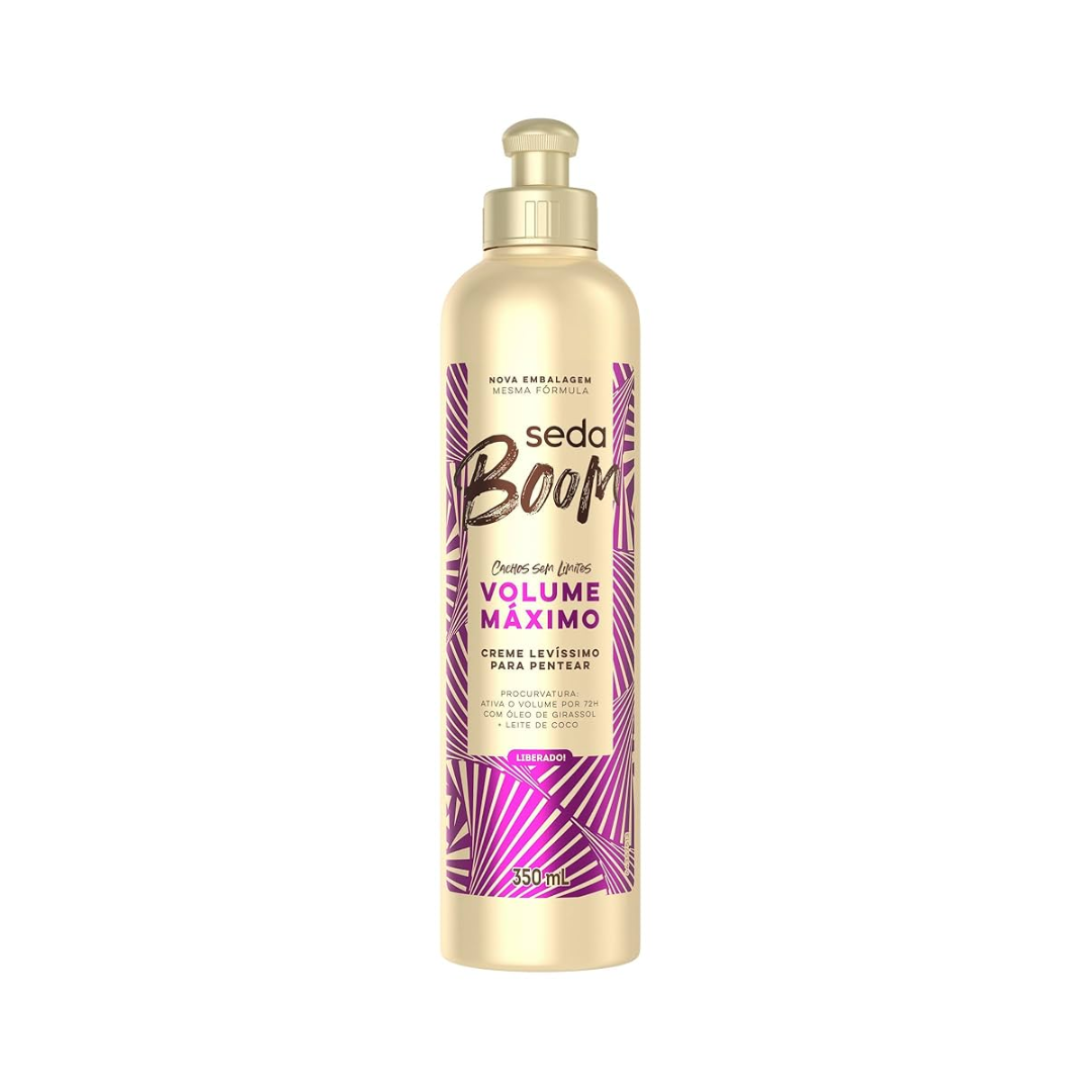 Seda Boom Volume Maximo Creme Para Pentear 350ml