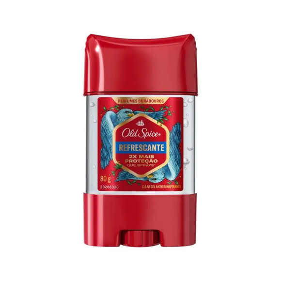 Old Spice Refrescante Clear Gel Desodorante Stick 80g