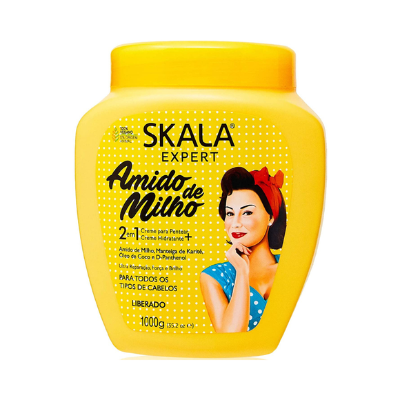 Skala Amido De Milho creme de tratamento 1Kg