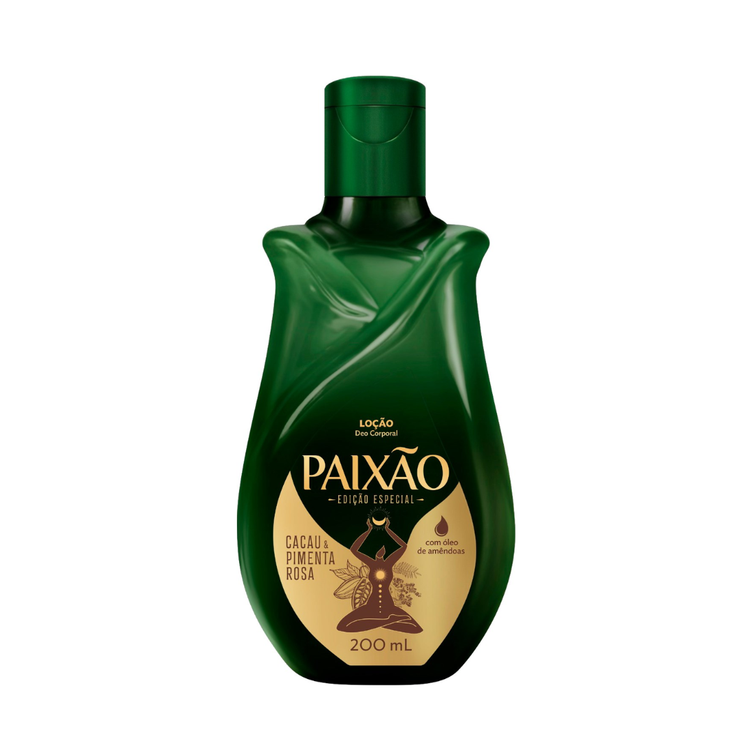 Paixao Cacau E Pimenta Rosa Leite Hidratante 200ml