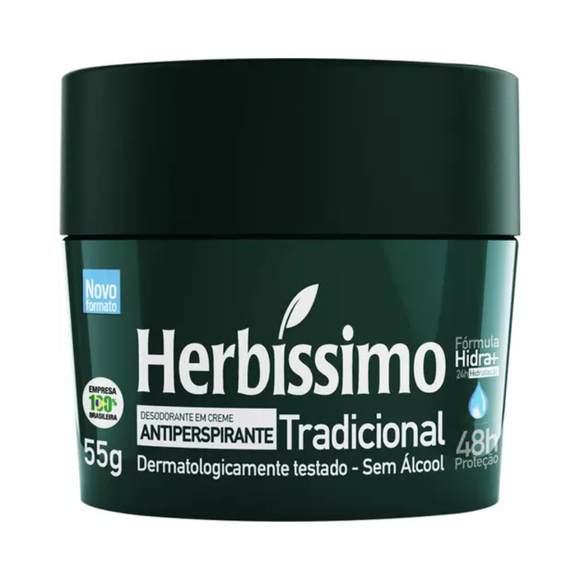 Herbissimo Tradicional Desodorante Em Creme 55G