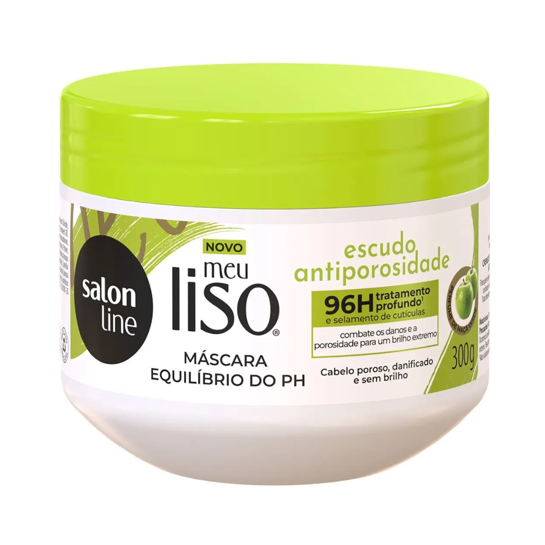 Salon Line Meu Liso Escudo Antiporosidade Mascara De Tratamento 300g