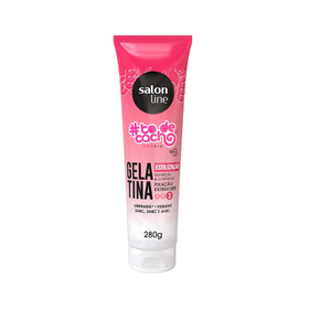 Salon Line To De Cacho Gelatina Fixacao Extra Forte 280G