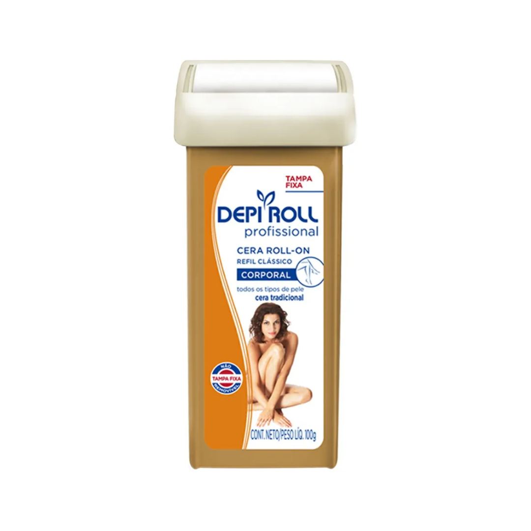 Depi Roll Tradicional Cera Depilatoria Roll On Refil 100Gr