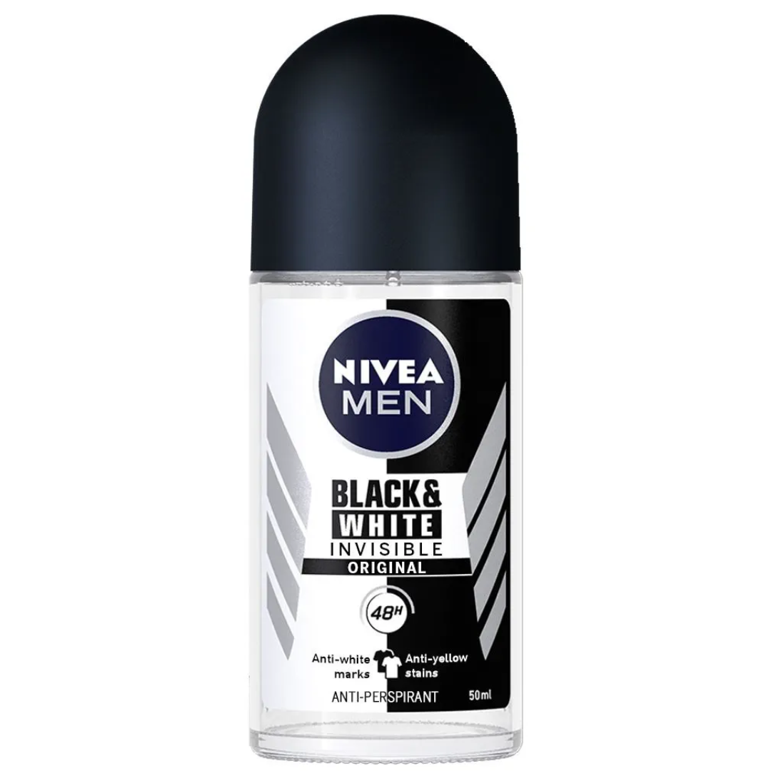 Nivea Men Black White Invisible Desodorante roll on 50ml