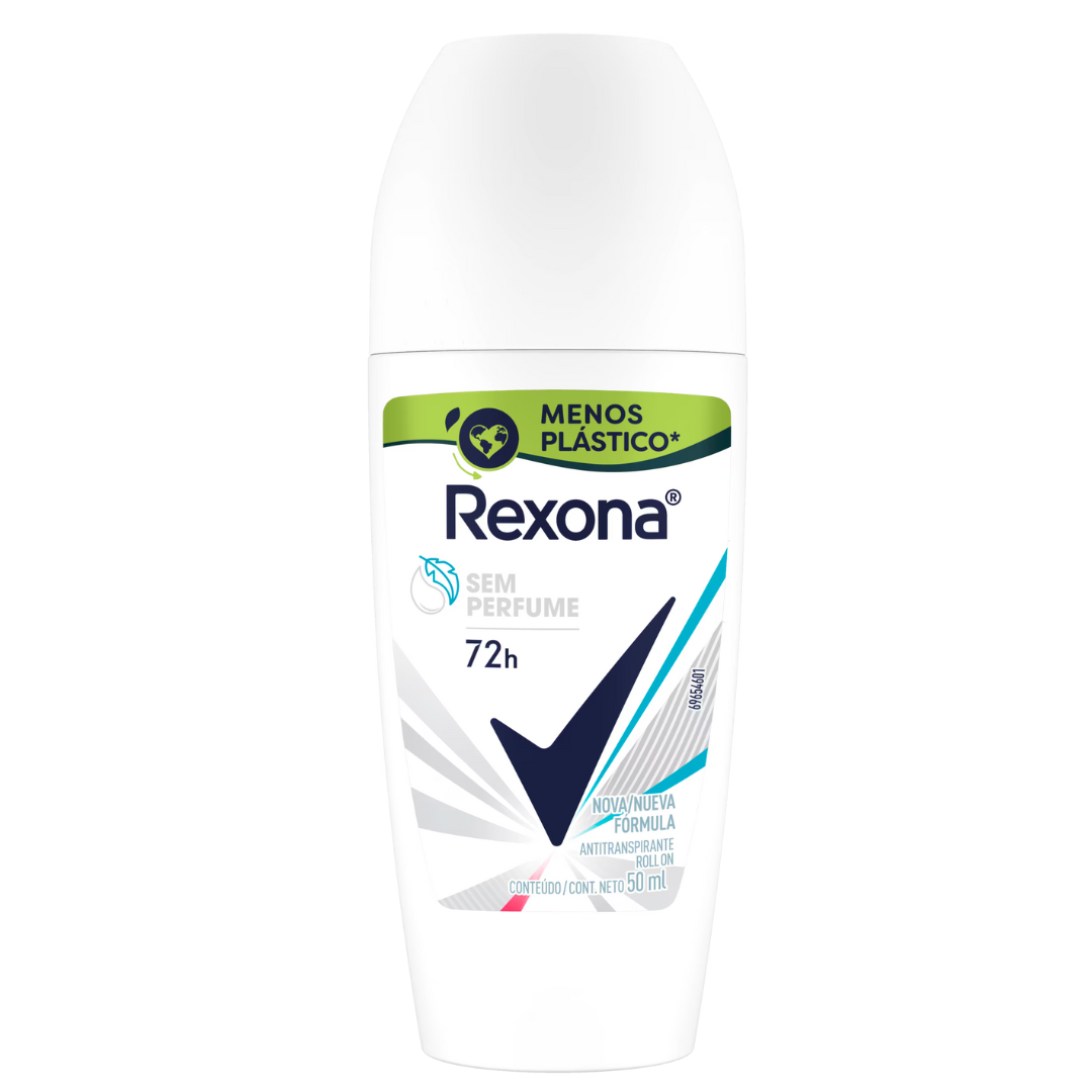 Rexona Sem Perfume desodorante roll on  Feminino 50ml
