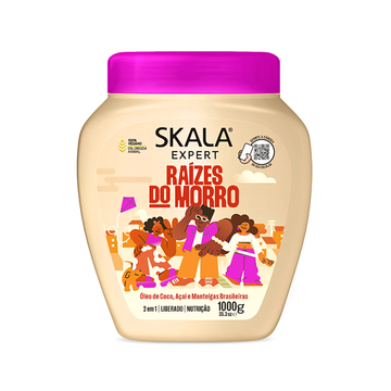 Skala Creme De Tratamento 2 Em 1 Raizes Do Morro 1Kg