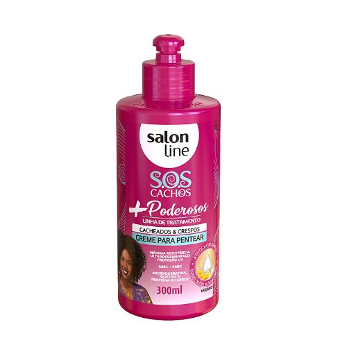 Salon Line Sos Cachos Mais Poderosos Creme Para Pentear 300ml