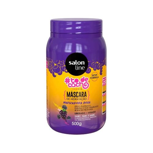 Salon Line To De Cacho Mascara Matizadora Roxa 500g
