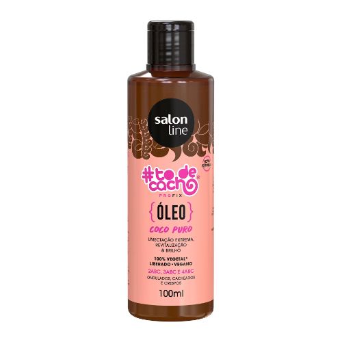 Salon Line To De Cacho Oleo De Coco Puro Umectante 100ml