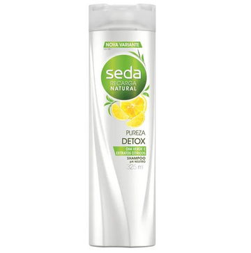 Seda Recarga Natural Pureza Detox Shampoo 325ml