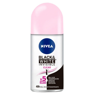 Nivea Invisible Black White Desodorante Antitranspirante 48h 50ml