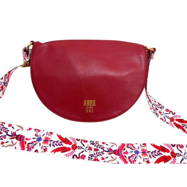 Anna Sui Cross Body Bag Red