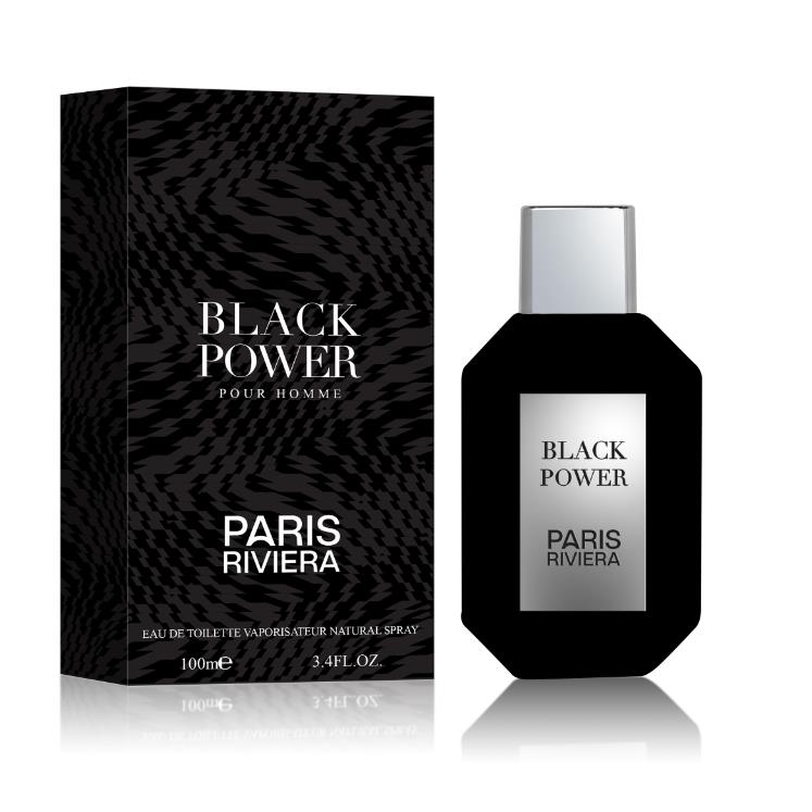 Paris Riviera Black Power Pour Homme Edt 100ml-Caja Chancada - 0