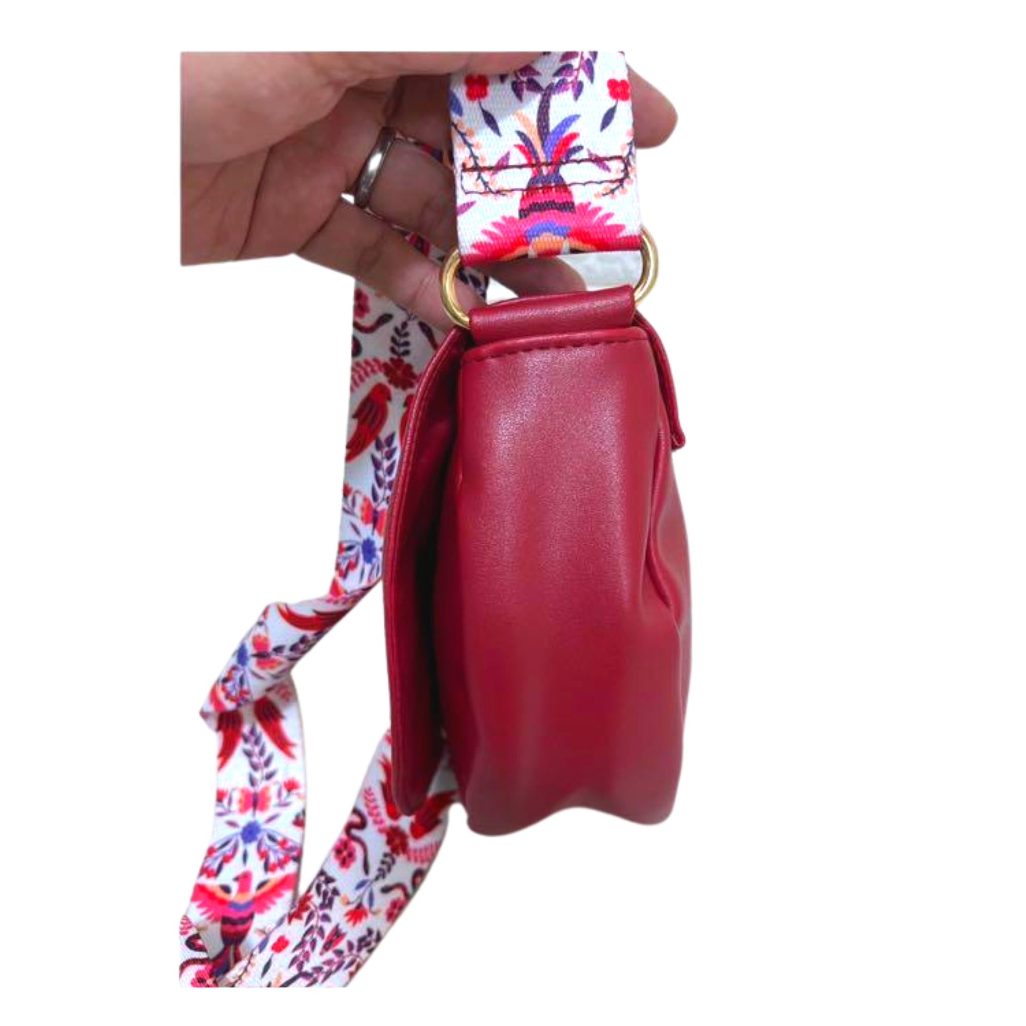 Anna Sui Cross Body Bag Red