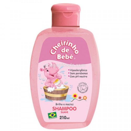 Cheirinho De Bebe Rosa Shampoo 210ml