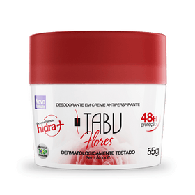 Tabu Flores Crema Antitranspirante 55g