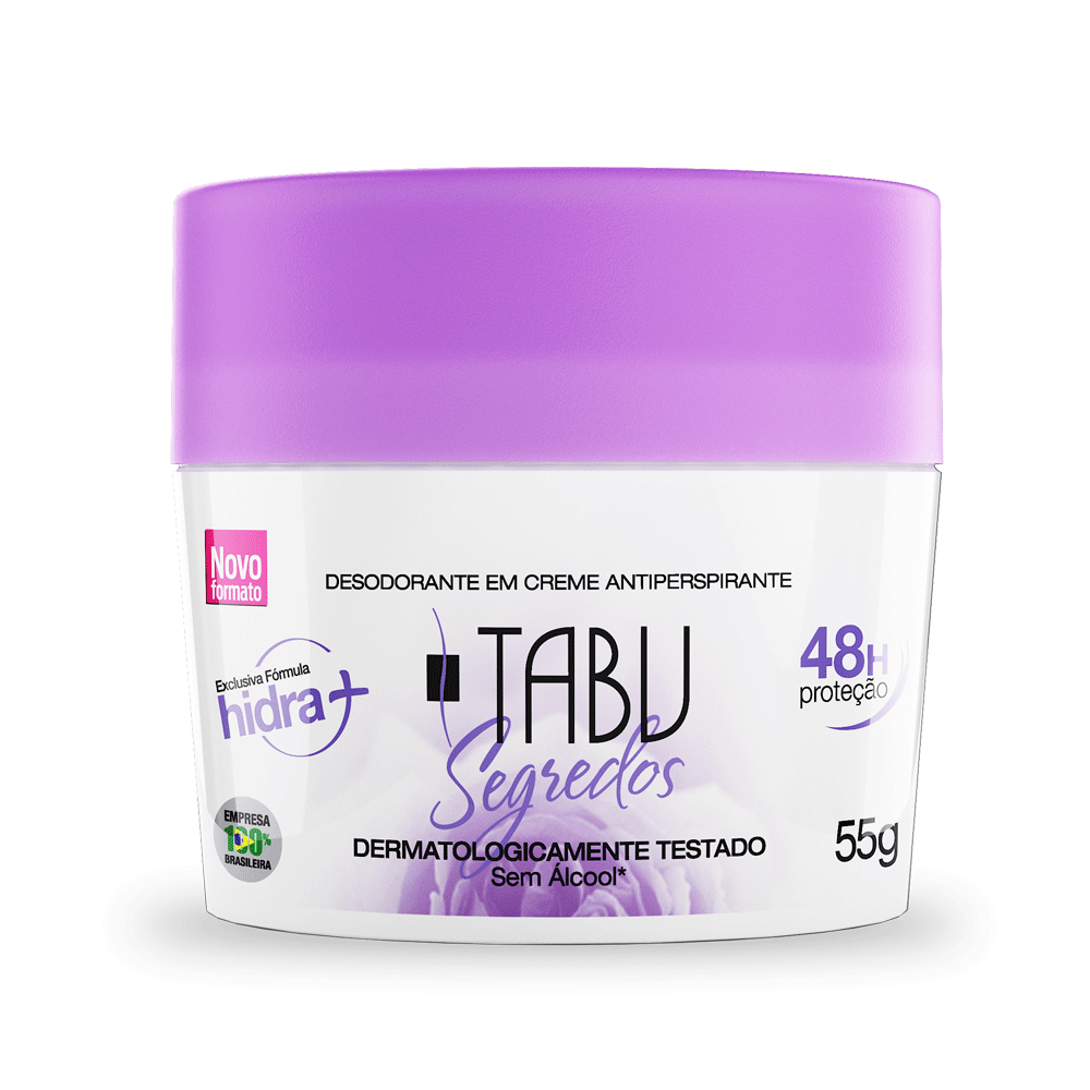 Taboo Secrets Crema Antitranspirante 55g