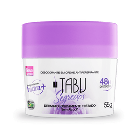 Tabu Secretos Crema Antitranspirante 55g