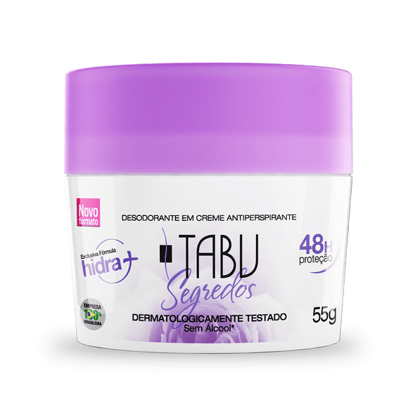 Tabu Secretos Crema Antitranspirante 55g