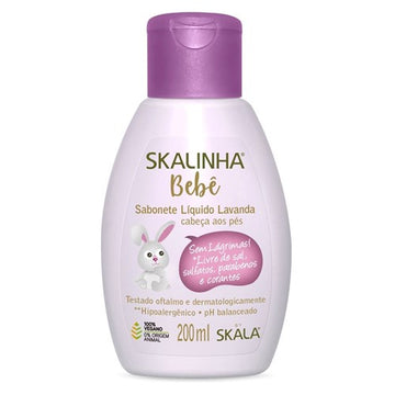 Skalinha Bebe Lavanda Sabonete Liquido 200ml