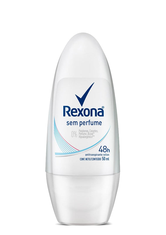 Rexona Sem Perfume desodorante roll on Feminino 50ml